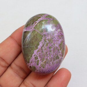 Beautiful Stichtite Palmstone, Stichtite Stone Soap, Polished palmstoneRare Collection,Healing Crystal, Chakra, Stichtite Handmade Palms