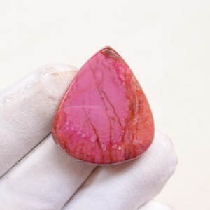 Seltener rosa Kobaltcalcit Cabochon, natürlicher Cobaltocalcit Edelstein, Kobaltocalcit aus Kongo, handpolierter rosa Calcit, Schmuckherstellung