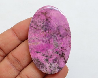 Zeldzame roze kobaltcalciet cabochon, natuurlijke kobaltcalciet edelsteen, kobaltcalciet uit Congo, handgepolijst roze calciet, sieraden maken