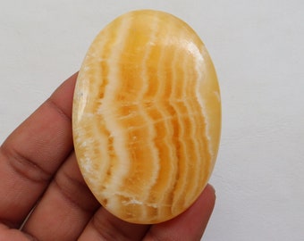 Honig Calcit Palm Steine - wählen Sie Ihr Stück - Orange Calcit