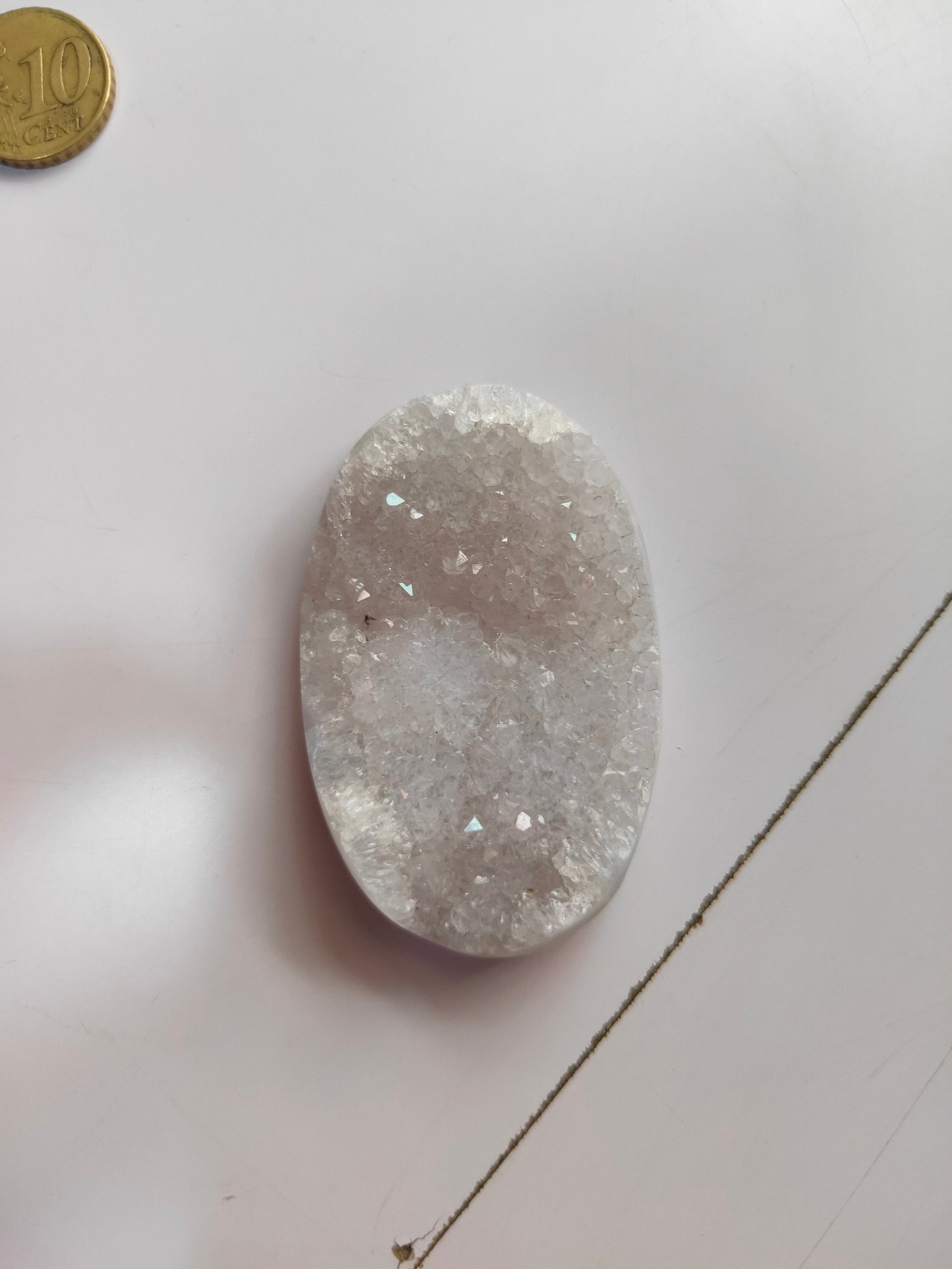 Natural White Druzy Gemstone White Druzy Loose Gemstone Etsy