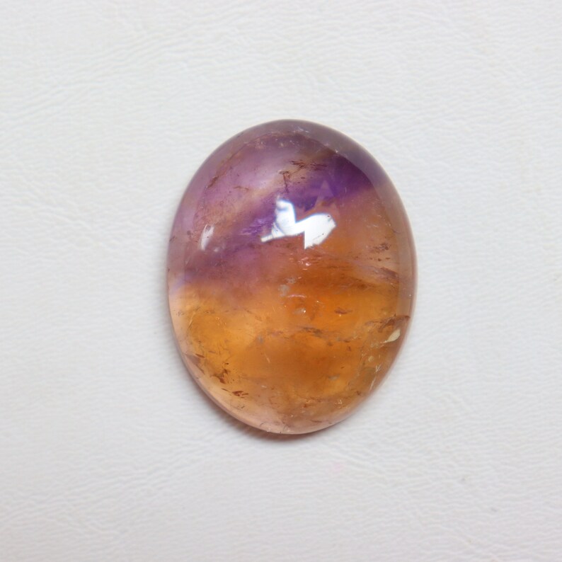 Superb Quality Ametrine Cabochon, Natural Ametrine Gemstone, Ametrine from Bolivia, Citrine and Amethyst, Loose Gemstone For Making Pendant image 2