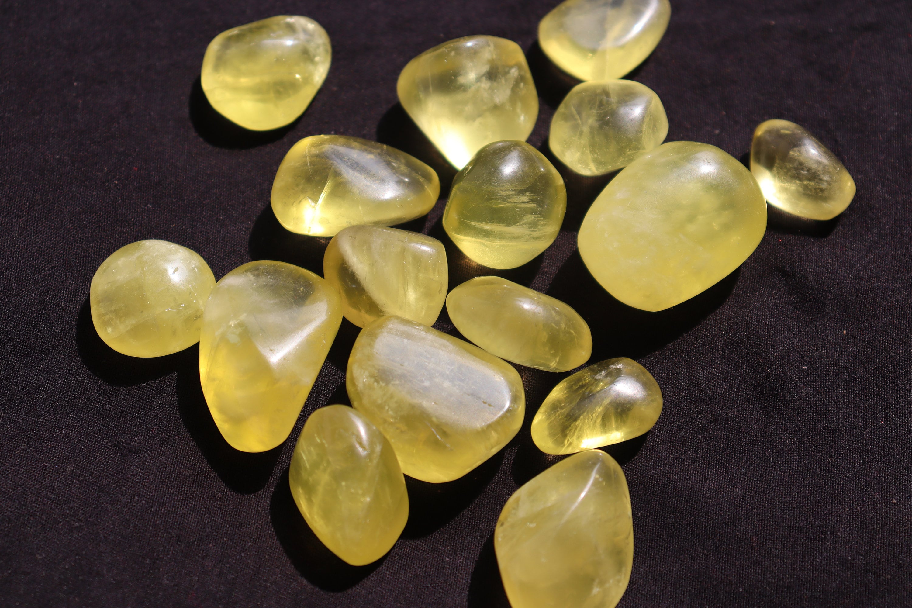 Lemon Quartz Crystal Tumbled Stones Healing Crystals and Etsy