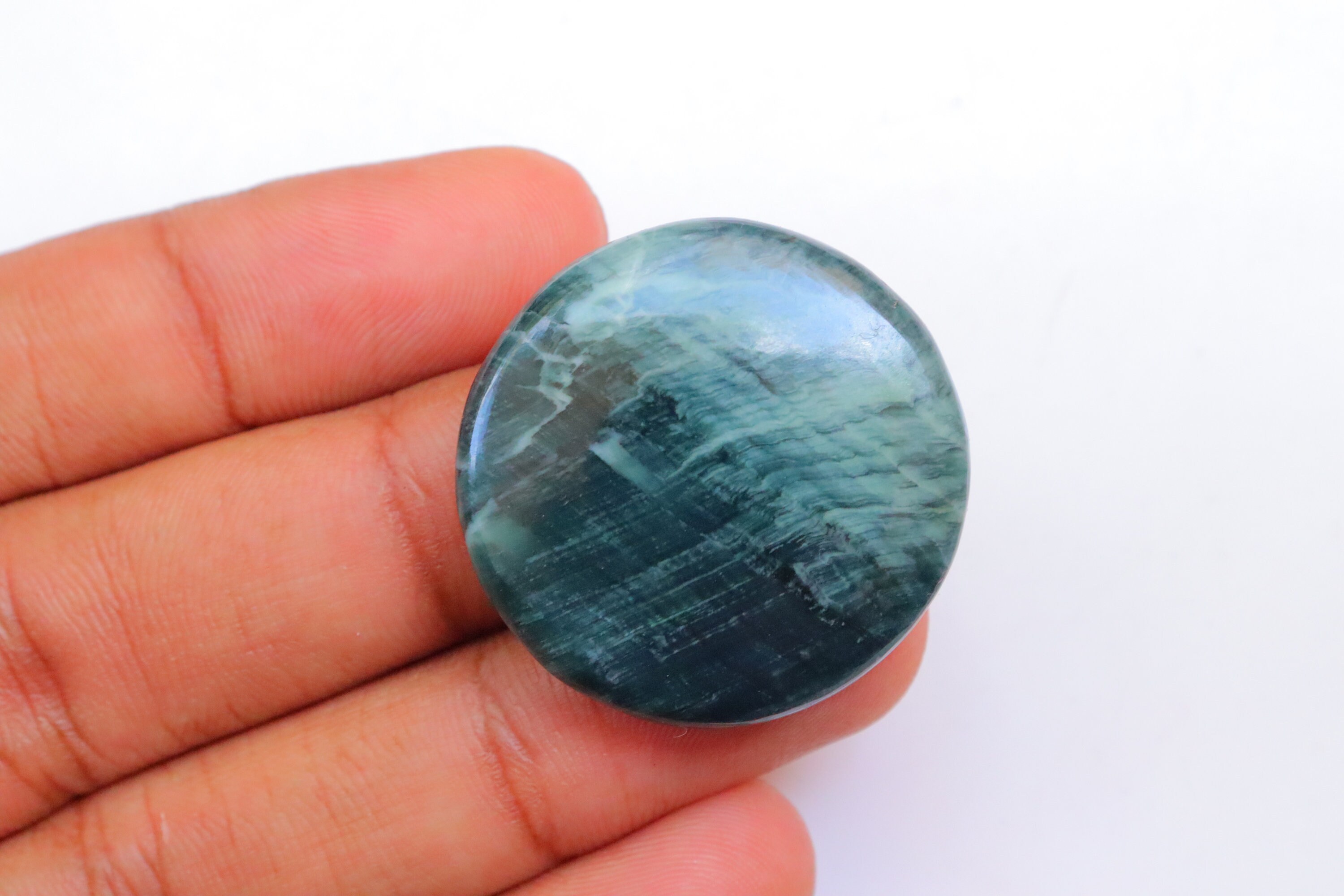 The Best Green Kammererite Cabochon Natural Kammererite Etsy UK