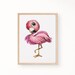 Flamingo Print Nursery Wall Art Nursery Animal Print - Etsy