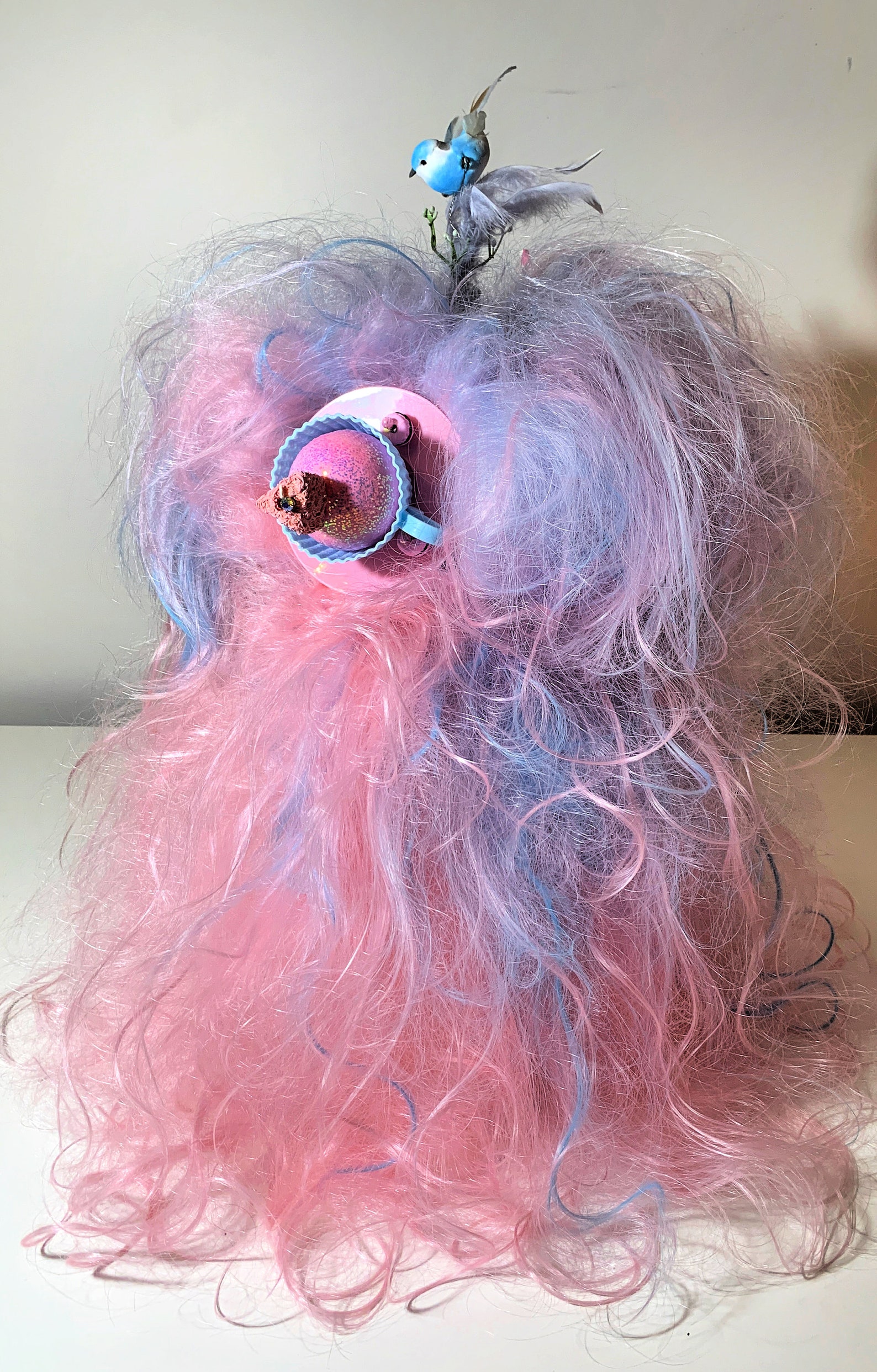SuGaR RuSh WiG Pink/Blue Cotton Candy Floss Costume Wig Etsy