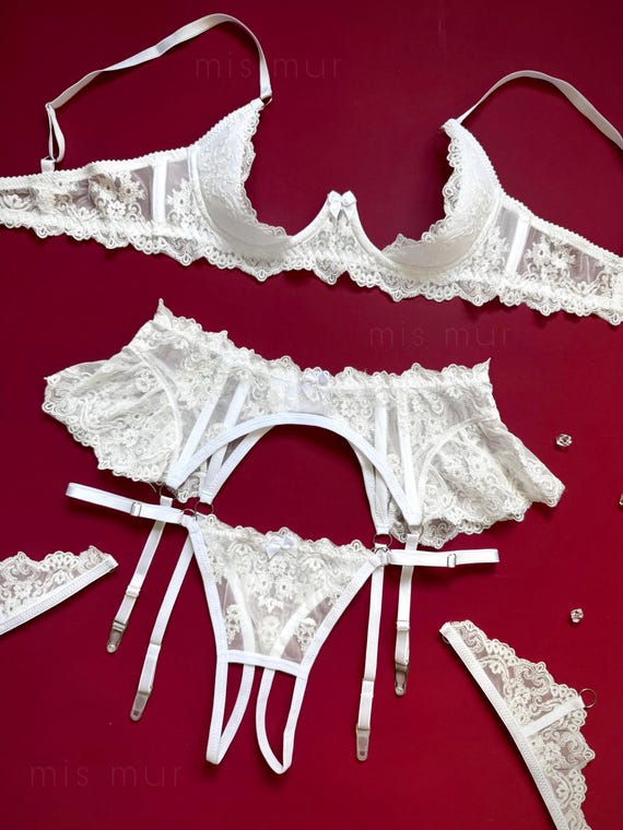sexy lingerie crochless Sexy Santa Crotchless Bodysuit – YOMORIO main image 0
