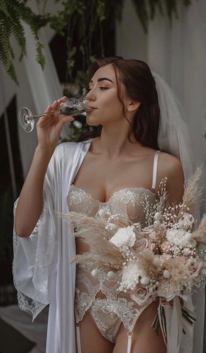 wedding lingerie, white lingerie, honeymoon lingerie, bridal lingerie set, wedding day lingerie, babydoll lingerie, bride lace lingerie set