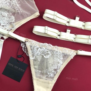 wedding lingerie, white lingerie, honeymoon lingerie, bridal lingerie set, wedding day lingerie, babydoll lingerie, bride lace lingerie set