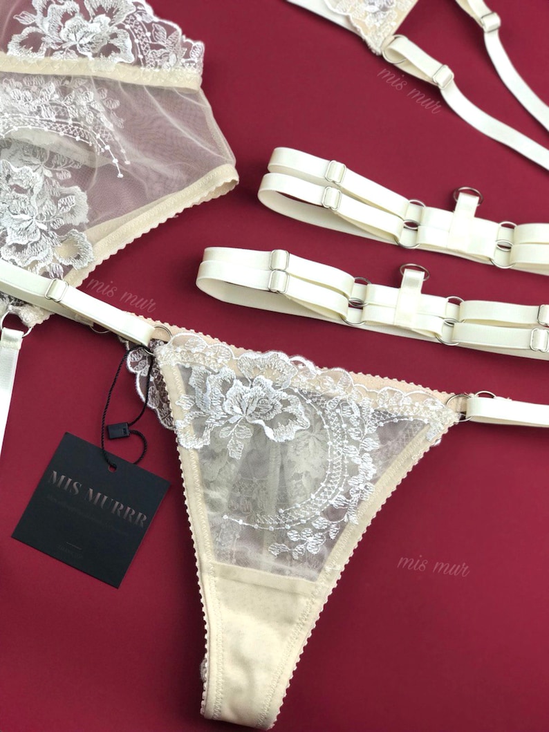 wedding lingerie, white lingerie, honeymoon lingerie, bridal lingerie set, wedding day lingerie, babydoll lingerie, bride lace lingerie set
