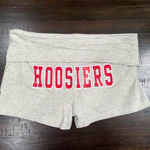 Custom Fold-Over Booty Shorts: College Gameday Apparel