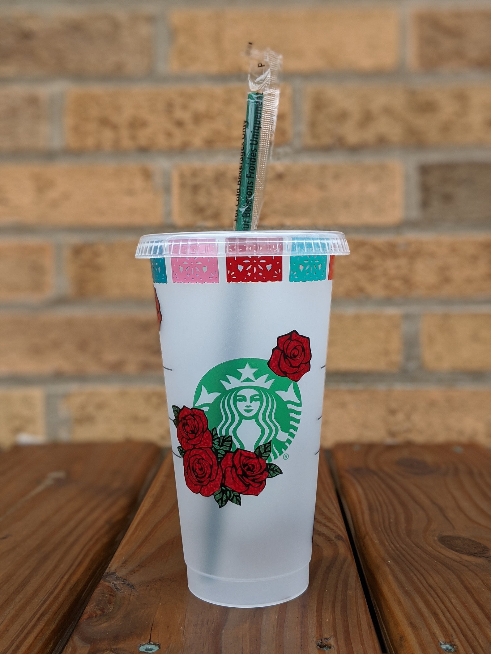 Sugar Skull Starbucks Cup Dia de los Muertos Cup Day of the Etsy