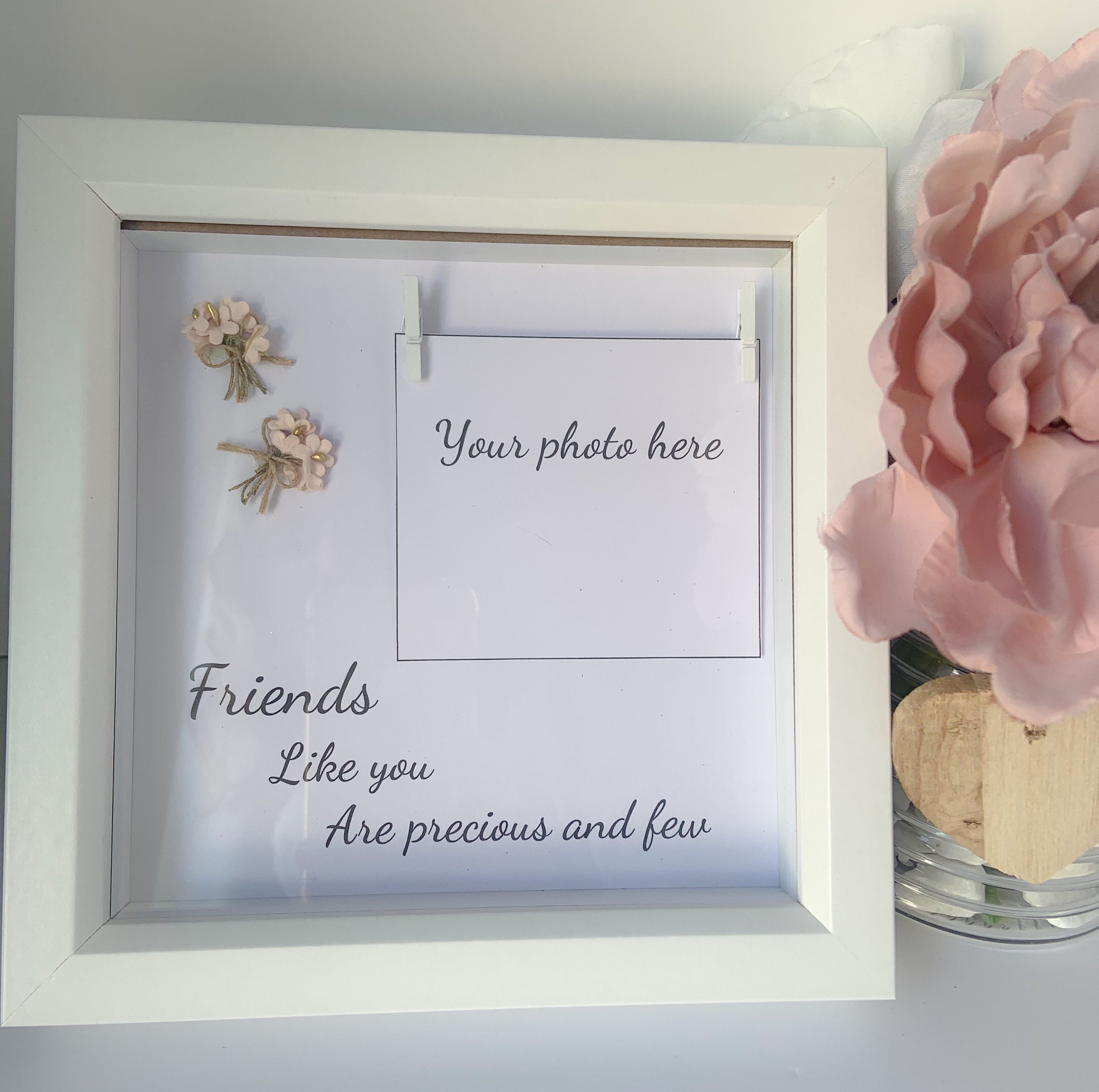 Best Friends Photo Frame Box Frame Gift for Friend Best Etsy UK