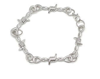 Barb Wire Thorn Chain Link armband