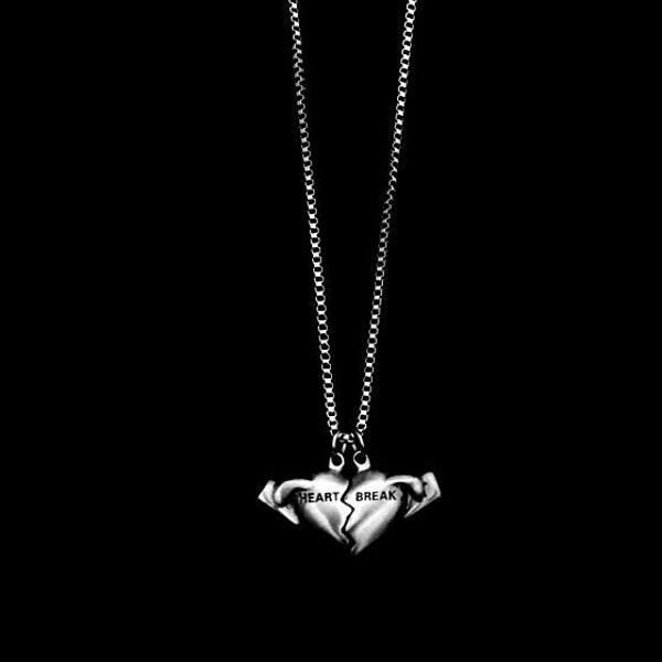 Heartbreak Magnetic Pendant Chain Necklace