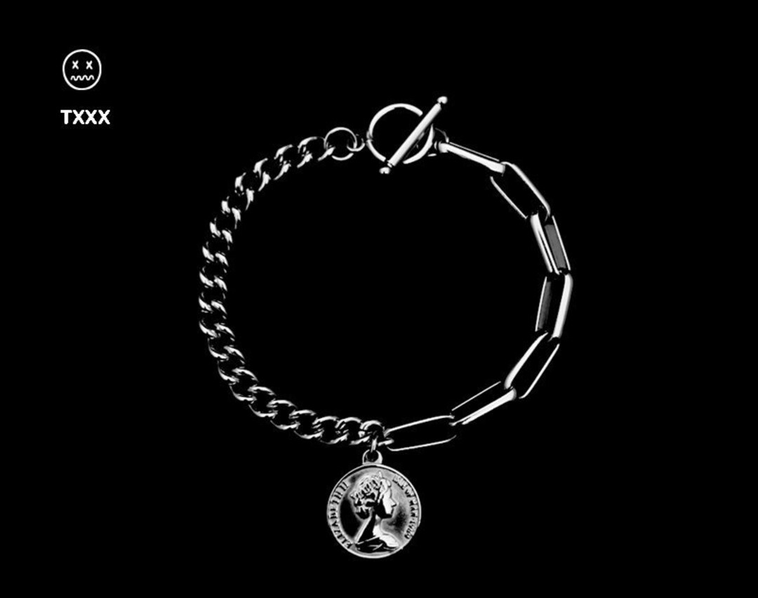 Chain Link Charm Bracelet Etsy