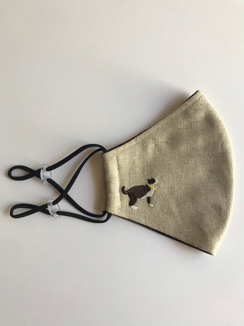 Natural Linen Face Mask Washable/ Reusable /breathable Mask Etsy