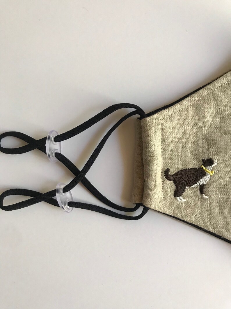 Natural Linen Face Mask Washable/ Reusable /breathable Mask Etsy