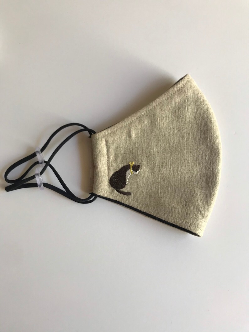 Natural Linen Face Mask Washable/ Reusable /breathable Mask Etsy