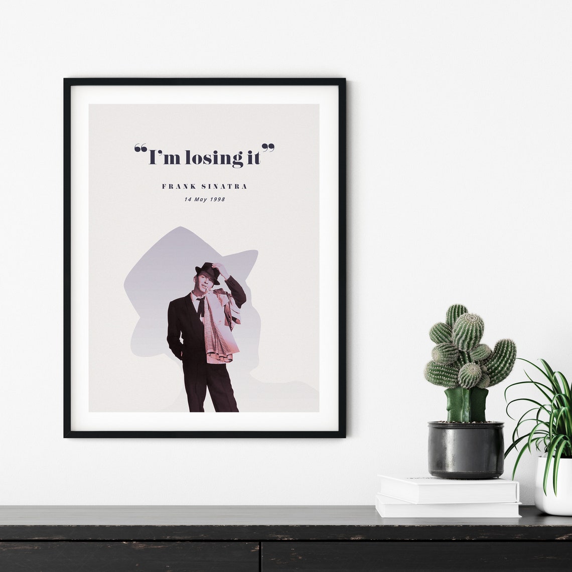 Frank Sinatra's Last Word I'm Losing It Wall Art Etsy