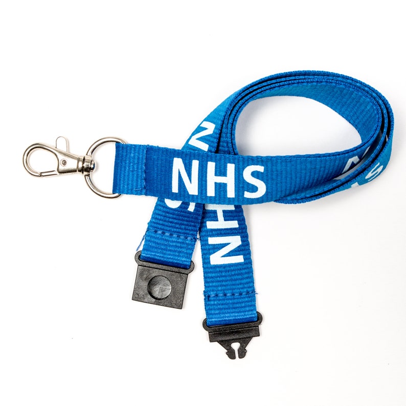 NHS Lanyard & Single Sided ID Badge Cardholder Choice of Etsy