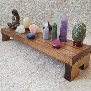 Freestanding Handmade Mini Altar / Crystal Display Shelf