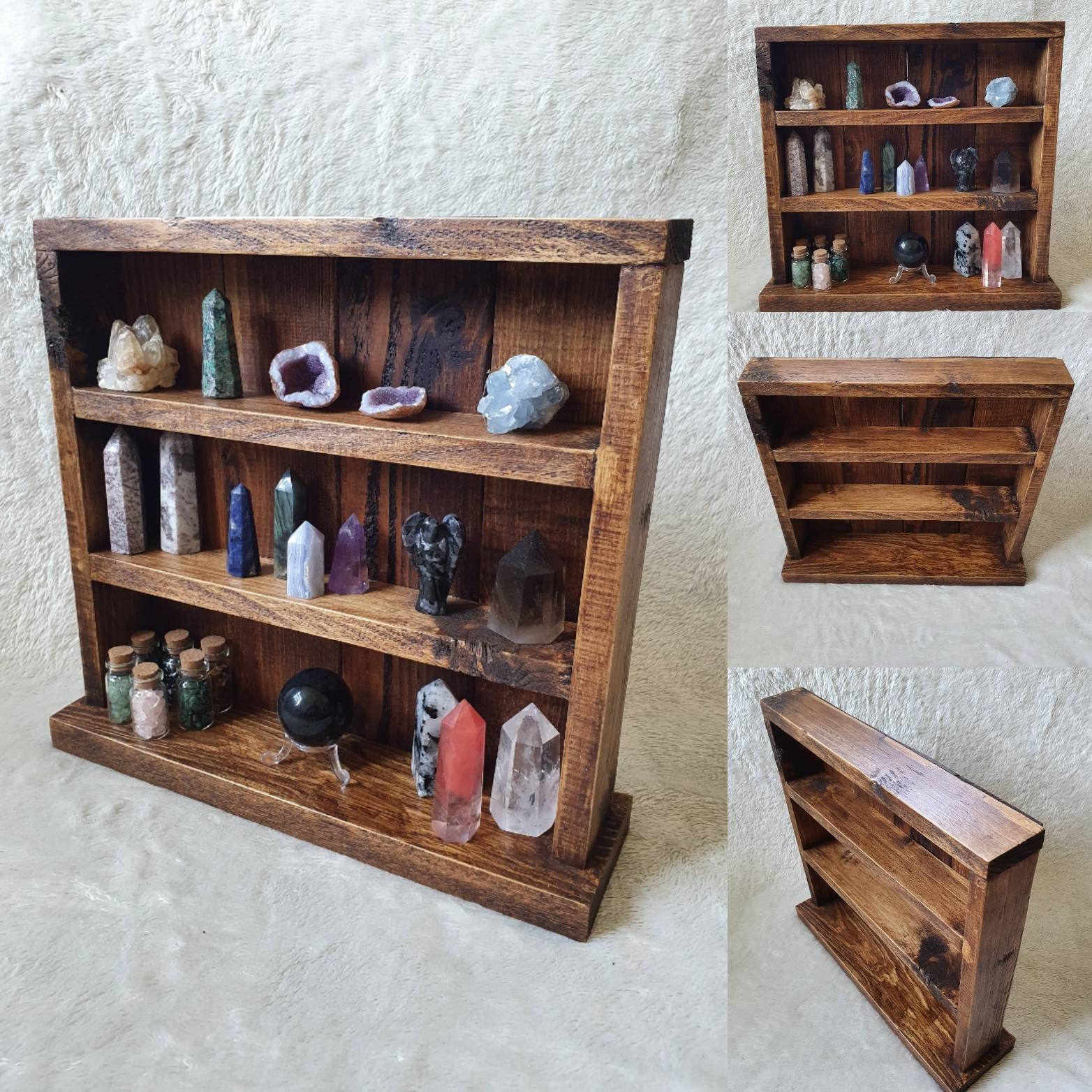 Rock display shelves deals