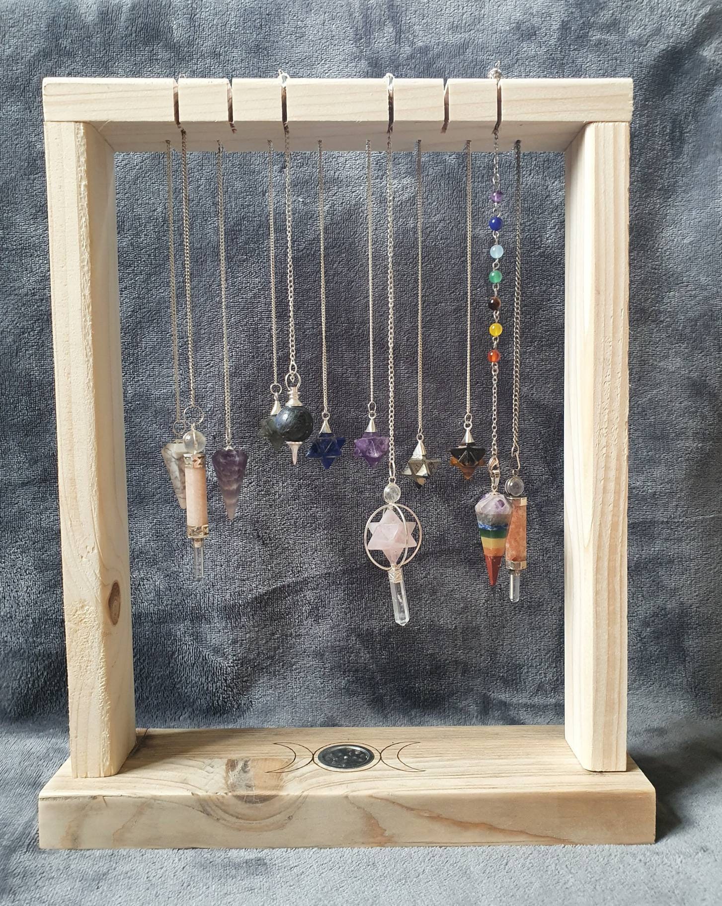 Handmade Pendulum stand / holder for 14 Pendulums with Incense Etsy