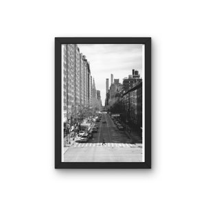 Printable photo New York City, USA, black and white original art print, digital download, black and white photography, street photography