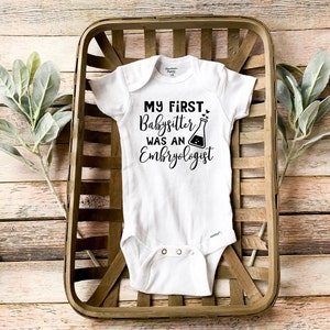 My First Babysitter Was An Embryologist, IVF Pregnancy Announcement, Miracle Baby, Baby Announcement