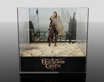 Baldur's Gate 3 Diorama – Deine Charakterminiatur in einem Acrylwürfel