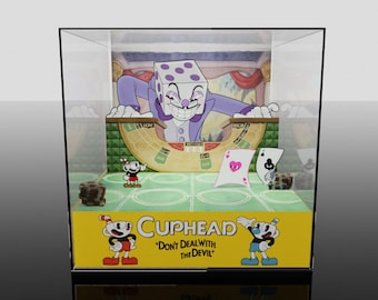 カップヘッド キングダイス デスクトップアート - Etsy 日本
