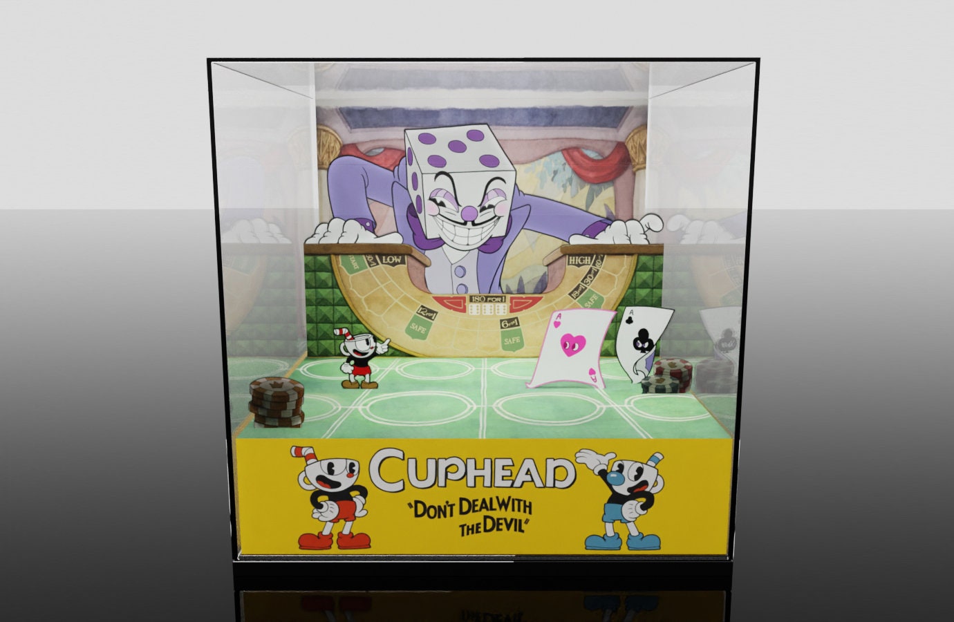 Quadro e poster King Dice - CupHead - Quadrorama