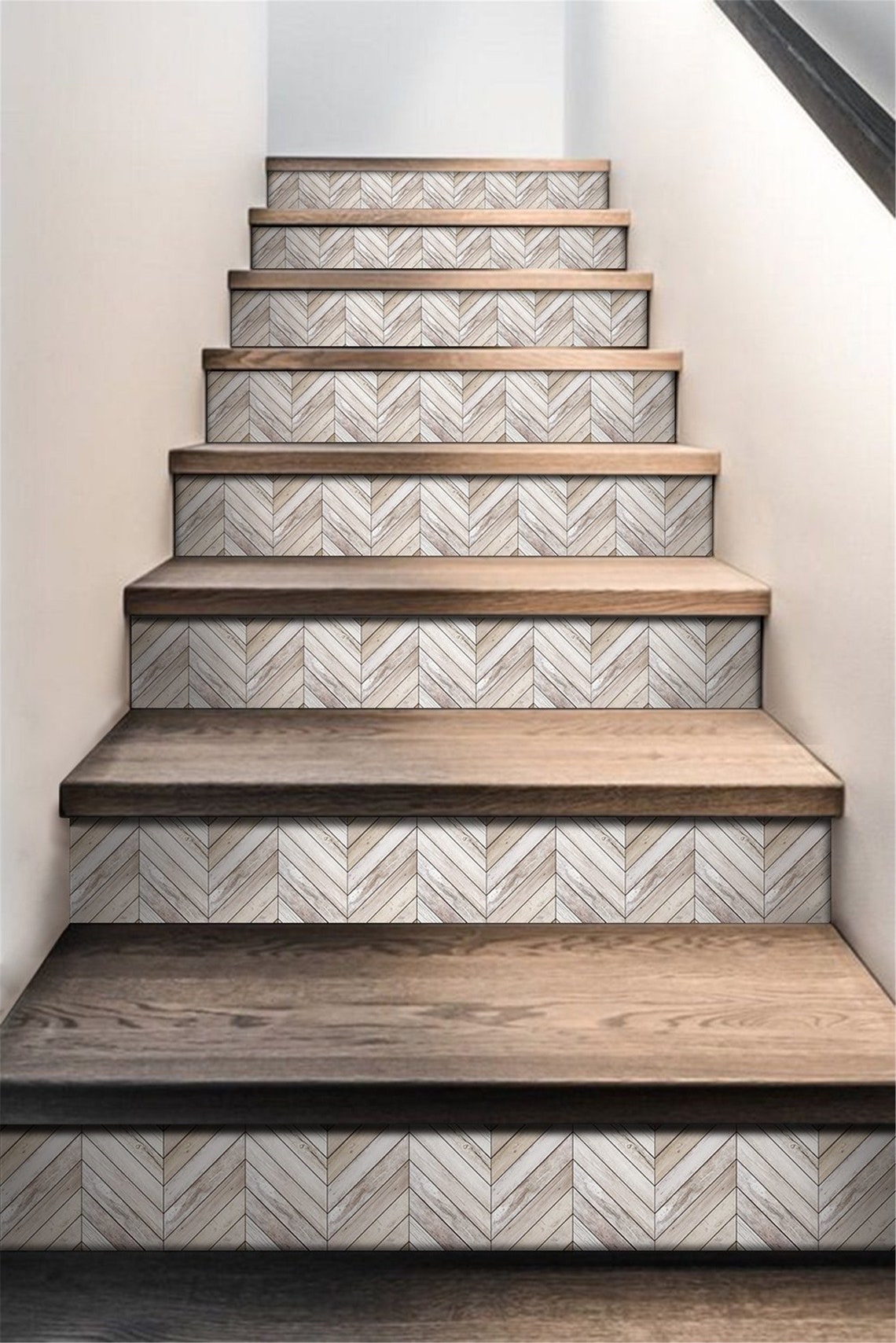 Walraime Stair Riser Decals Peel And Stick Removable Self Etsy