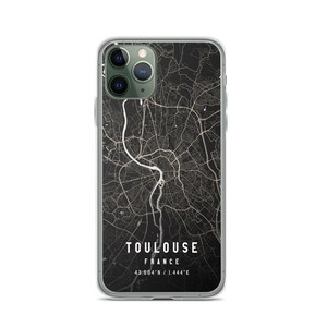 Toulouse Frankreich Stadtplan Hülle für iPhone 14, iPhone 14+/Pro/Pro Max, iPhone 13, iPhone 13 Pro/Pro/Pro Max/Mini, iPhone 12/11/X