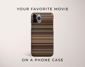 Custom Movie Phone Case / Film Color DNA / Movie Barcode / Gift for Film Buffs / Movie Art / Movie DNA / Personalized Gift / iPhone 16 Case