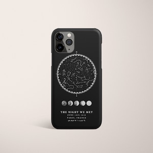 Mappa stellare personalizzata, mappa delle costellazioni, stampa personalizzata del cielo notturno, stampa delle stelle, custodia per iPhone 16, regalo per lei, regalo di compleanno, regalo di anniversario