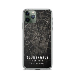 Gujranwala Pakistan Stadtplan Hülle für iPhone 14, iPhone 14+/Pro/Pro Max, iPhone 13, iPhone 13 Pro/Pro Max/Mini, iPhone 12/11/X