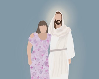 Custom Jesus Christ Portrait, Digital Download