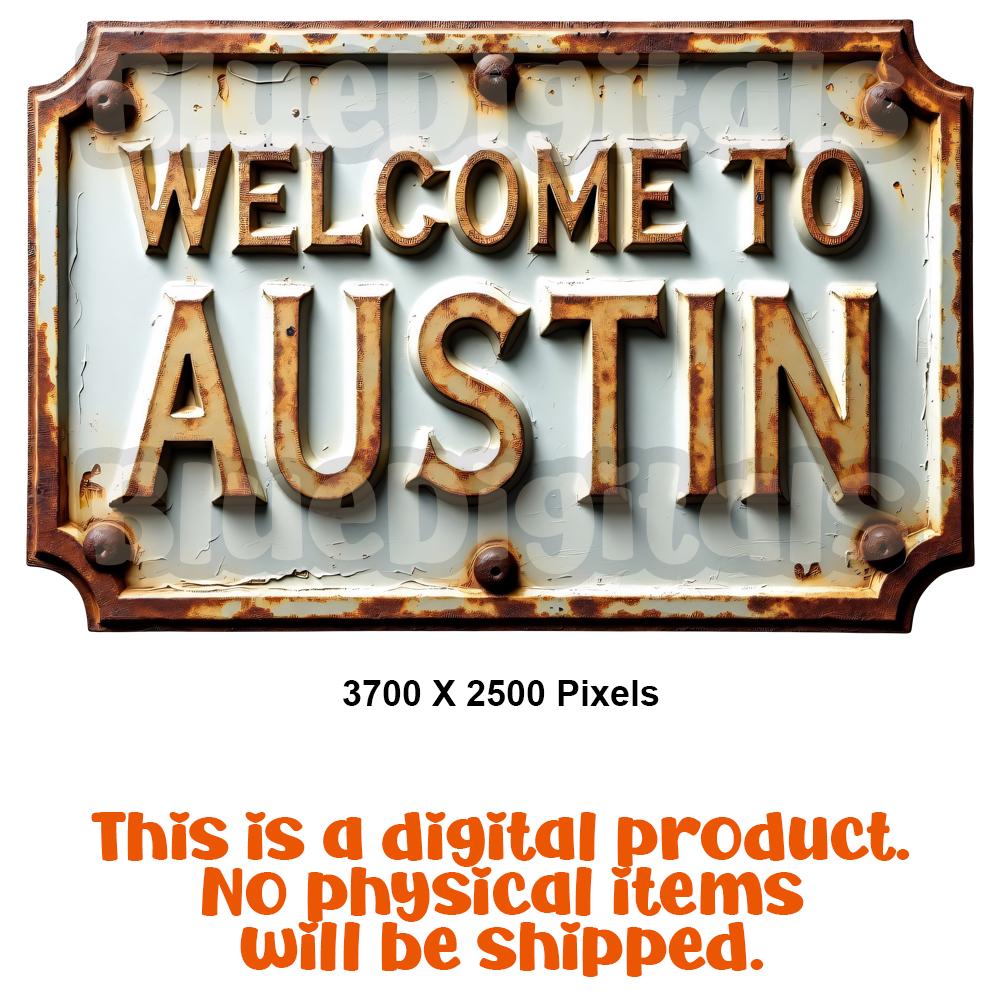 Welcome Signs Png Clipart, Oil Paint Welcome Clipart, Set of 20, Rusty ...