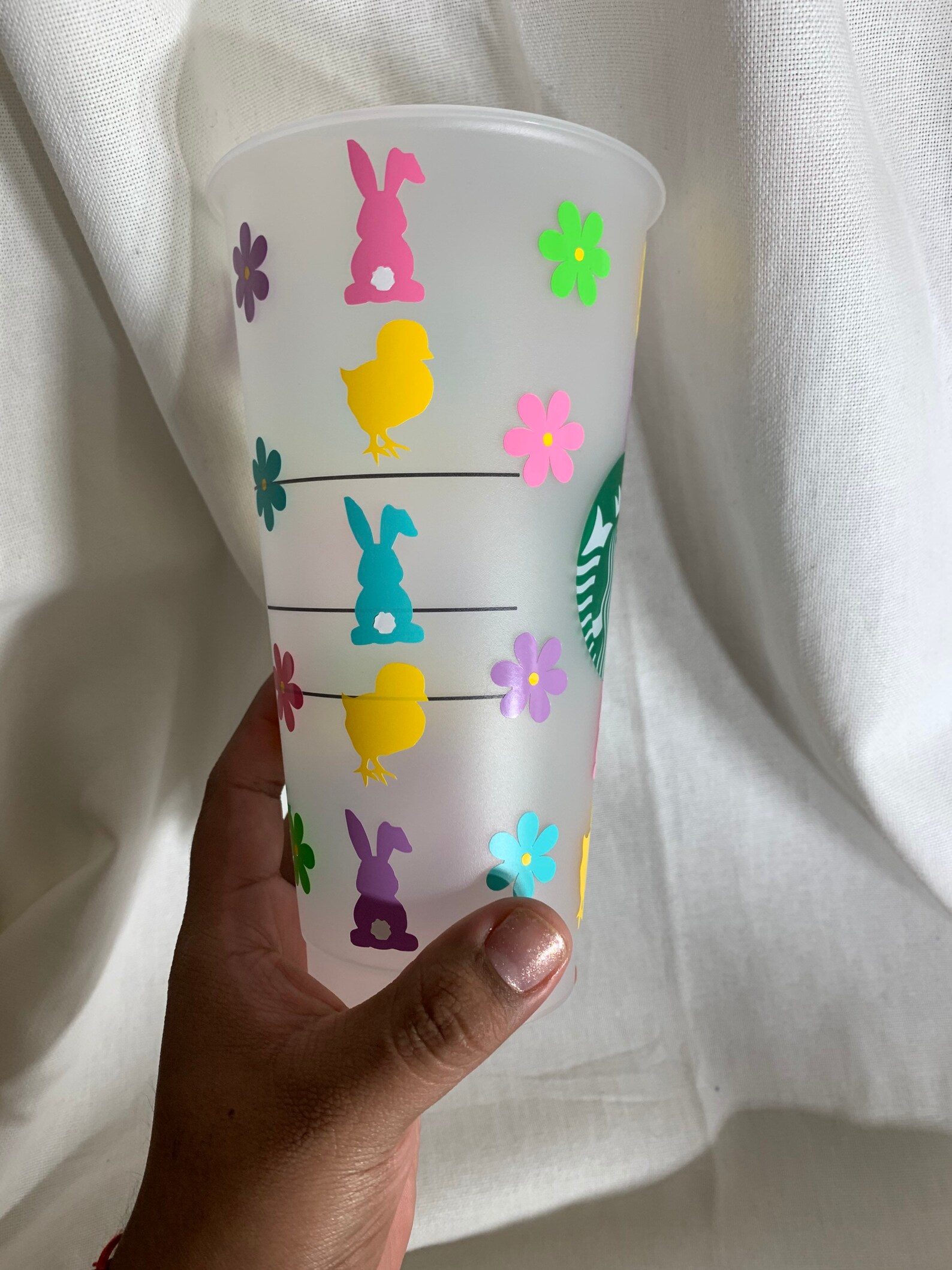 Easter Chick Starbucks Cups Etsy