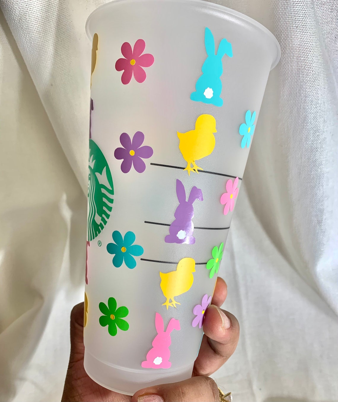 Easter Chick Starbucks Cups Etsy