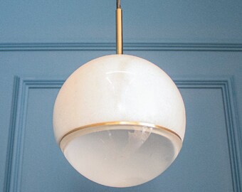 Marble Pendant Light Etsy