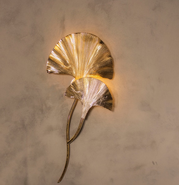 Golden wall light deals