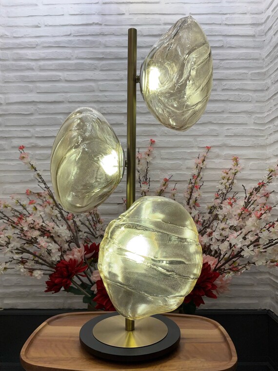 Amber bedside lamp deals