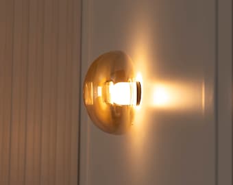 Handmade  Wall Lamp, Modern Home Decor Bedside Lighting, Brass Light for Bedroom, Housewarming Gift Sconce MODEL: LABRANDA