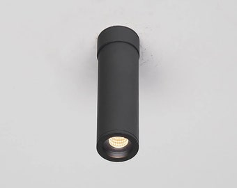 Spot Lamp, Modern Minimalist Brass Wall & Ceiling Light, Art Deco Tube Sconce, Housewarming gift Lighting MODEL : SELINA