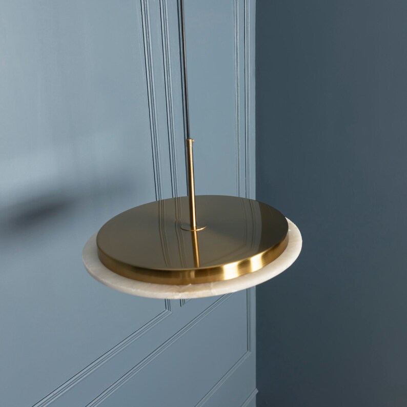 Marble & Brass Shelf Light main image 0