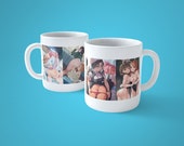 Sexy Anime Girl Mug, Waifu Mug, Anime Gifts, Coffee Mug, Sexy Woman Poster, Erotic Art, Christmas Gift