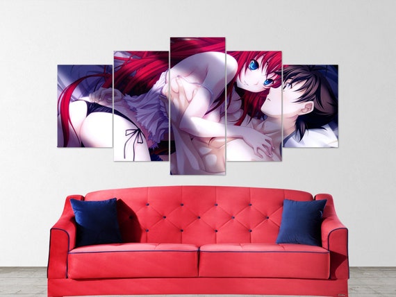 Anime Girl Canvas 5 Piece Anime Art Nude Naked Sexy Woman - Etsy Finland